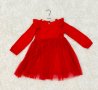 Червена рокля, снимка 1 - Детски рокли и поли - 44338635