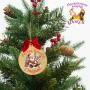 Дървена персонализирана висулка за елха Коледа, снимка 5
