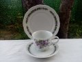 * Mitterteich Bavaria * - старинен сервиз теменужки, снимка 13