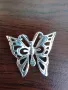 нова сребърна висулка пеперуда, снимка 2