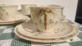 Троен сет за чай Belleek Ирландия - най-финия порцелан, снимка 3