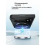 Xiaomi 18 Fold Магнитен Калъф, Електролитно Покритие, Твърдо Стъкло – Черен и Червен, снимка 6