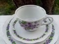 * Mitterteich Bavaria * - старинен сервиз теменужки, снимка 16