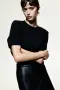 H&M Черна кожена пола, снимка 1