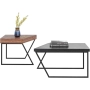 Декоративни маси с интересен дизайн (к-кт от 2 бр.) 10FJGSCT03BK, снимка 5