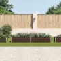 vidaXL Градинска висока леха поцинкована стомана 320x40x45 см кафява, снимка 3