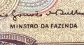 Надпечатване на 10 сентаво върху 100 крузейро Бразилия 1966/7 г, снимка 3