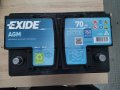 Акумулатор Exide 70 ah AGM за старт-стоп системи, почти като нов! , снимка 7