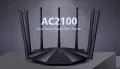 Tenda AC23 Безжичен рутер AC2100 Gigabit Dual-band 7 антени Firewall MU-MIMO Wave 2 Dual core IPv6 , снимка 5