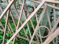 Интериорна ограда,истинско ковано желязо,стара изработка, снимка 3