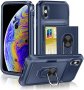 Нов Удароустойчив калъф за телефон iPhone X/Xs с магнитен пръстен Айфон, снимка 1 - Калъфи, кейсове - 37116925