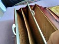 Голямо портмоне марково на Арт винено 185х95мм естествена кожа, снимка 10