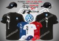 Volkswagen R line тениска и  шапка st-vwRline, снимка 1 - Тениски - 41976808