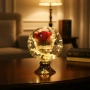 Лампа с роза и мека светлина – подарък, който остава и след празника, снимка 4