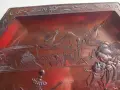 Масивно Японско Медно Пано , Гейши , Войни, снимка 4