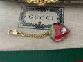 Оригинална Ophidia Гучи Чантичка Кожа Чанта за Рамо Синджир Gucci, снимка 10