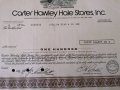 Сертификат за 100 акции | Carter Hawley Hale Stores | 1975г., снимка 4