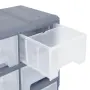vidaXL Шкаф органайзер с 16 средни чекмеджета, 52x16x37 см, снимка 7
