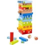 Игра Нестабилна кула Jenga, Монтесори, дървена, с Животни, 51 части, снимка 5