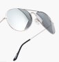 Дамски Слънчеви Очила Сребристи, снимка 1 - Слънчеви и диоптрични очила - 42473280
