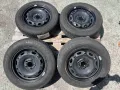 14 цола джанти 5х100 Skoda Fabia 5J et35 гуми 165/70/14 Симперит, снимка 1