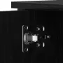 vidaXL ТВ шкаф 80 x 40 x 50 cm Черен дъб Инженерна дървесина, снимка 9