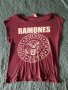 (ЛОТ) Дамски рок/пънк тениски, размер S - RAMONES