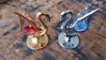 метален декоративен лебед CRAFTOCRAFT със Сваровски Swarovski кристали, снимка 12