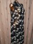 42  Черно прозрачно парео/ рокля/на бели цветя , снимка 8