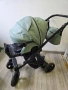 Milu Kids-Бебешка количка 2в1 Atteso Ledo:01 от еко кожа с олекотена алуминиева рамка, снимка 7