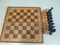 Стар дървен шах/табла, снимка 1