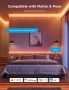 ЧИСТО НОВО Govee COB LED лента Pro, 3 метра LED светлини съвместими с Alexa, Google Assistant..., снимка 9