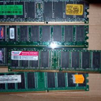DDR1 RAM 256 Mb и 512 Mb за настолен компютър, снимка 1 - RAM памет - 34077517