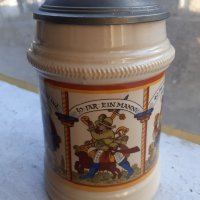 Уникална колекционерска немска халба за бира WMF, снимка 3 - Антикварни и старинни предмети - 35895045