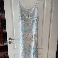 Нова разкошна XL елегантна ежедневна удобна рокля флорален десен нежни цветя , снимка 4 - Рокли - 41674883