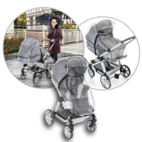 Универсален дъждобран за бебешка количка, снимка 4 - Детски колички - 41847035