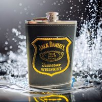 манерка за алкохол JACK DANIELS подаръчна неръждаема стомана 266 мл, снимка 5 - Подаръци за юбилей - 42081478