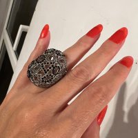 Уникален пръстен с кристали, снимка 2 - Пръстени - 41699490