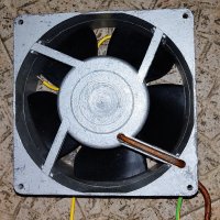 Български вентилатор монофазен ВА16/2 240 куб.м на  час старият материал, снимка 1 - Обзавеждане на кухня - 41491406