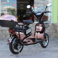 Електрически скутер-велосипед EBZ16 500W - ROSE GOLD, снимка 4 - Мотоциклети и мототехника - 41827667