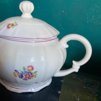 Порцеланов чайник с Ириси , снимка 9 - Антикварни и старинни предмети - 41815710
