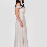 Сватбена / булчинска рокля в цвят Айвъри, снимка 2 - Сватбени рокли - 44823518