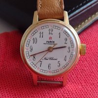 Механичен колекционерски часовник RUHLA ANTI-MAGNETIC с позлата 30096 , снимка 4 - Антикварни и старинни предмети - 40755203