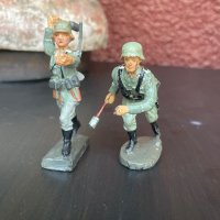 Стари фигурки войници от 30-те год на миналия век.Втора световна германци Elastolin Lineol, снимка 1 - Колекции - 41564304
