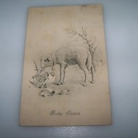 Три великденски пощенски картички от 1914г., снимка 4 - Филателия - 41975788