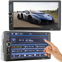 Мултимедия за автомобил, 12-24v, 7" TFT екран, Карта,USB, АUX изход, Bluetooth, Микрофон, FM, 4x60 W, снимка 1 - Аксесоари и консумативи - 36459219
