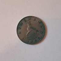 Зимбабве 20 цента 1983 година    б49, снимка 2 - Нумизматика и бонистика - 42478059