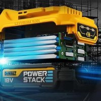 Комплект DeWALT DCK2051E2T 18V с 2 батерии PowerStack ,  зарядно и TSTAK куфар, снимка 9 - Други машини и части - 41959069