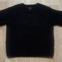 ДАМСКИ ЧЕРЕН ПУЛОВЕР , снимка 3 - Блузи с дълъг ръкав и пуловери - 44479457