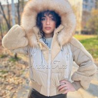 Дамски къси якенца и палта от естествен косъм, кожа и алкантара, снимка 2 - Якета - 38637445